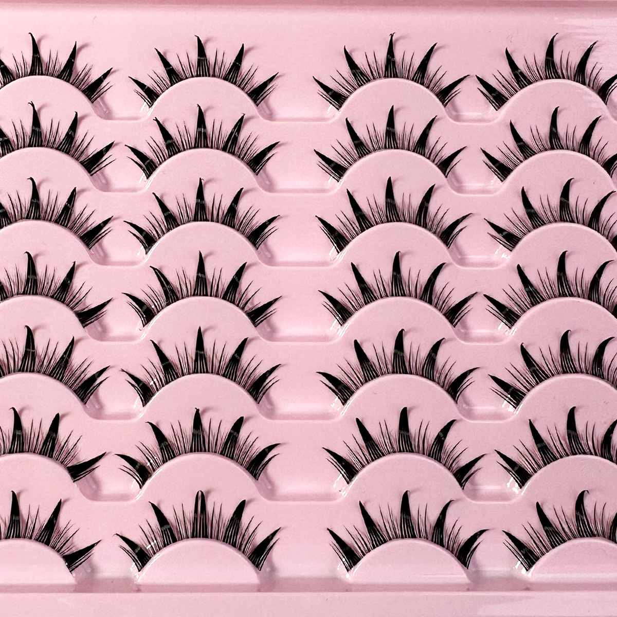 New 14/10/7/5Pairs Manga Lashe - Eyelash Extension Doll Eye reseña y precio