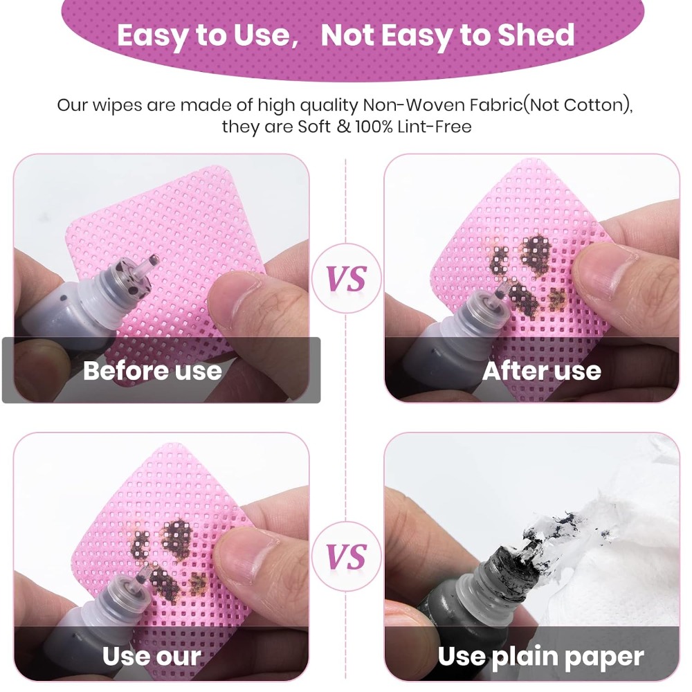 400 Pieces Lint Free Nail Poli - Eyelash Extension With Glue reseña y precio