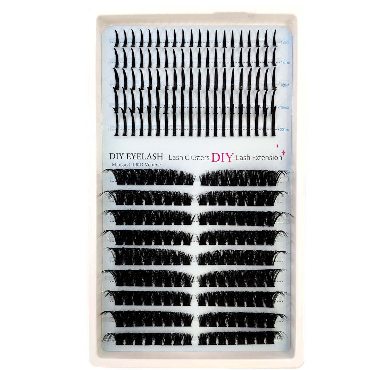 New 80D 100D eyelash group man - Eyelash Extension Doll Eye reseña y precio