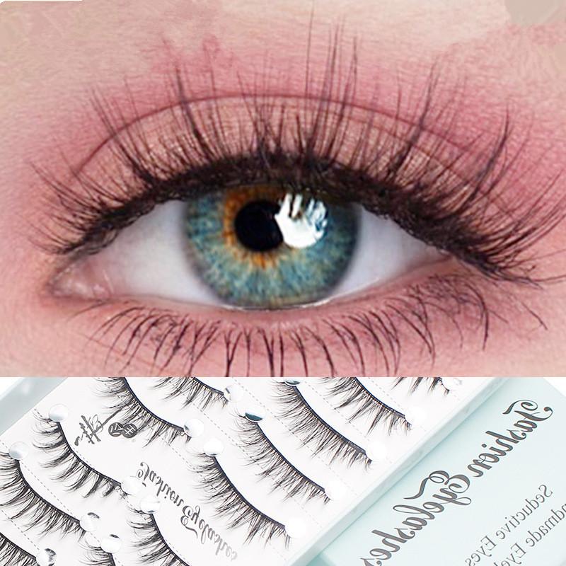 10 Pairs Natural Long Wispy Ca - Eyelash Extension Cat Eye reseña y precio