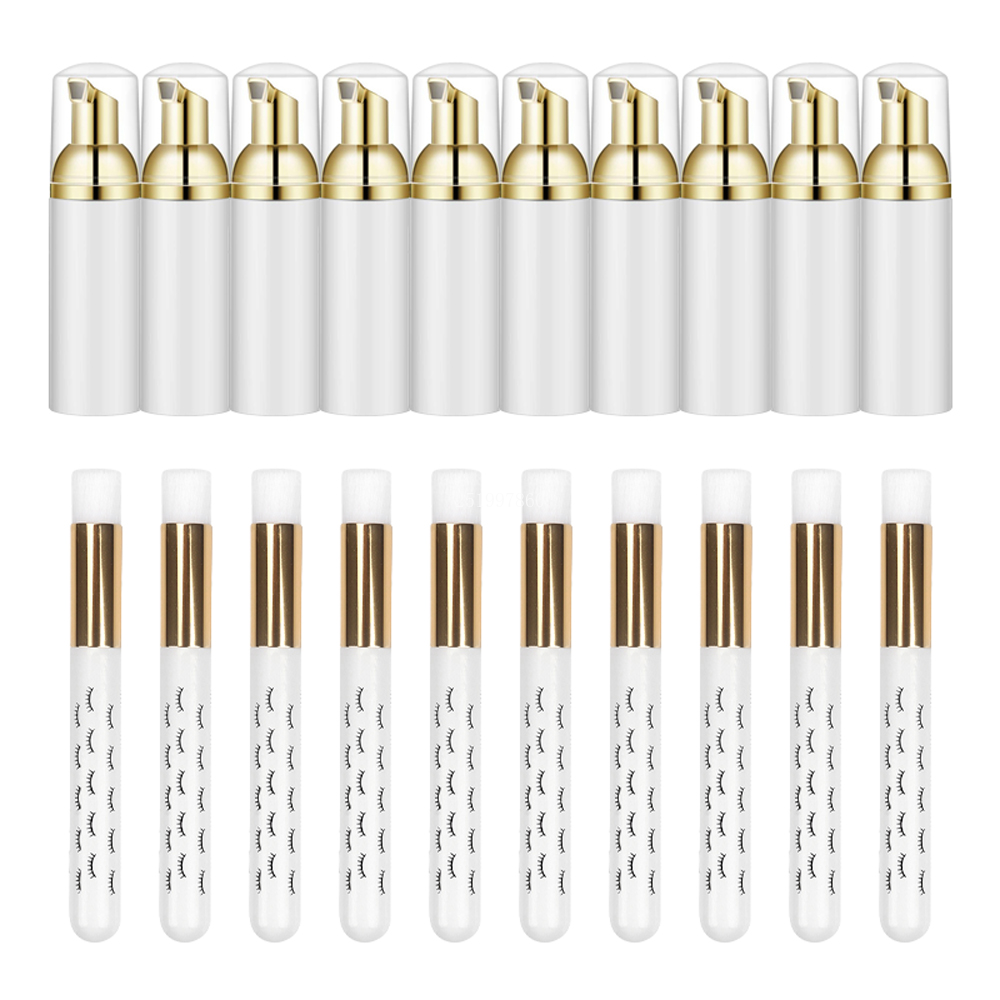 10Pcs 60ml Eyelash Shampoo Mou - Refill Eyelash Extension reseña y precio