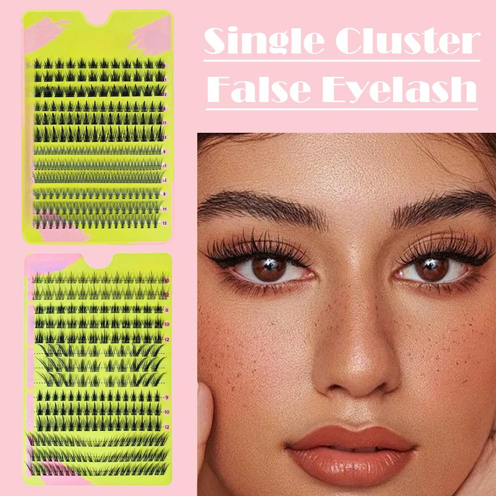 Natural Cluster False Eyelashe - Eyelash Extension Cat Eye Wispy reseña y precio