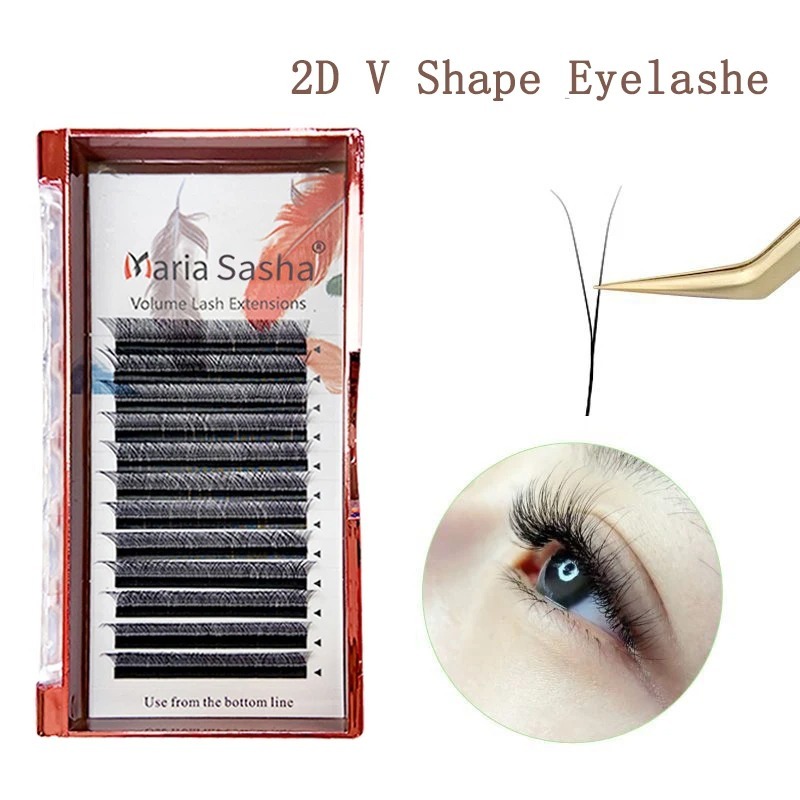 MARIA 2D Y Shape Eyelashes Han - Eyelash Extension Human Hair reseña y precio