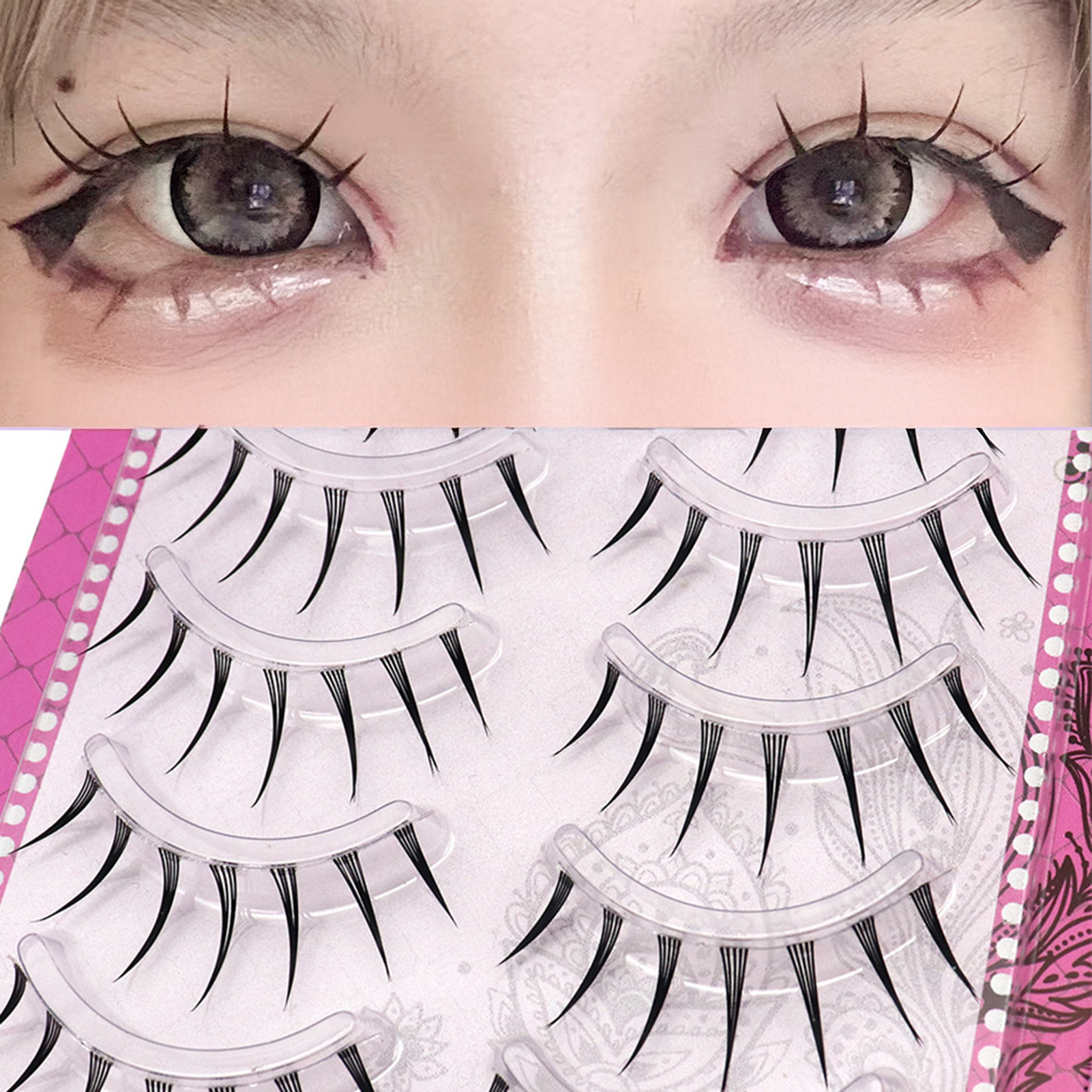 5 Pairs Anime Manga Lashes One - Eyelash Extension Doll Eye reseña y precio