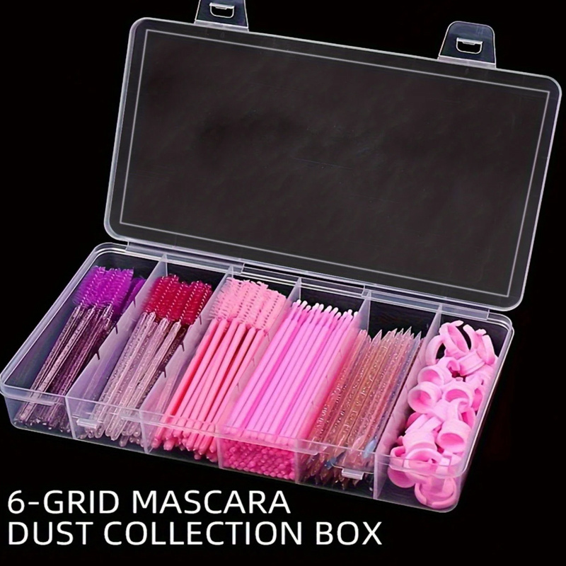 6-compartment storage box, pla - Eyelash Extension Aftercare reseña y precio