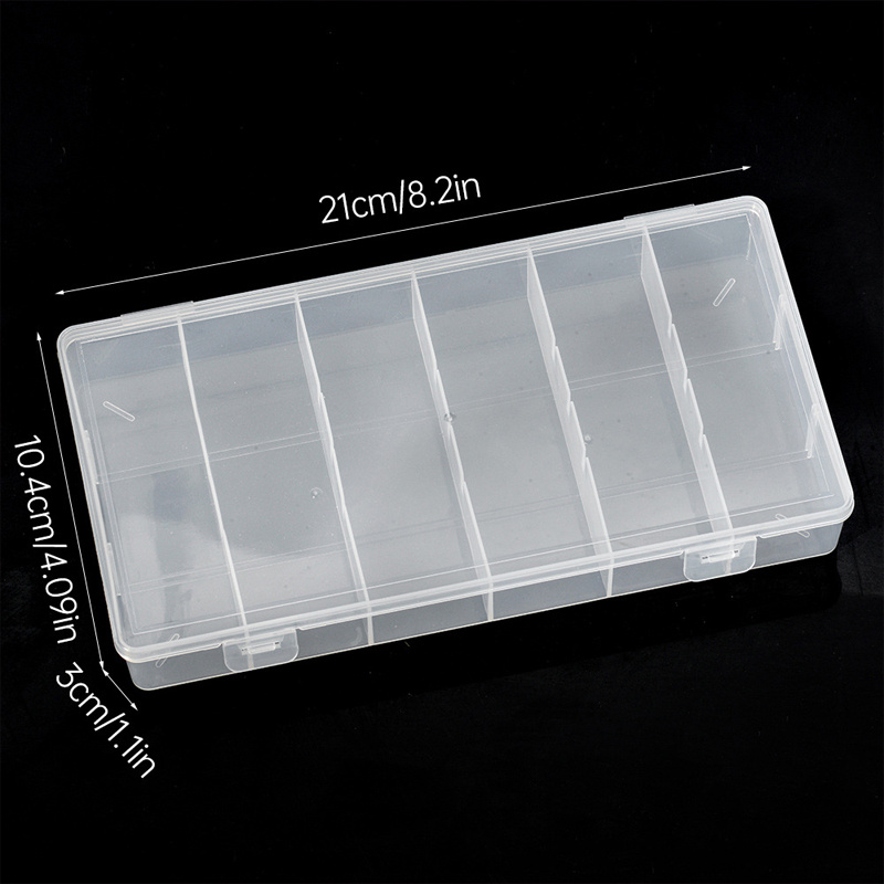 6-compartment storage box, pla - Eyelash Extension Aftercare reseña y precio