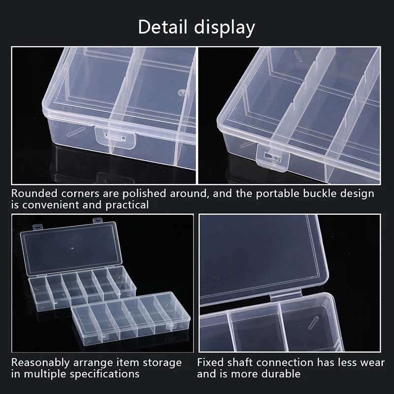 6-compartment storage box, pla - Eyelash Extension Aftercare reseña y precio