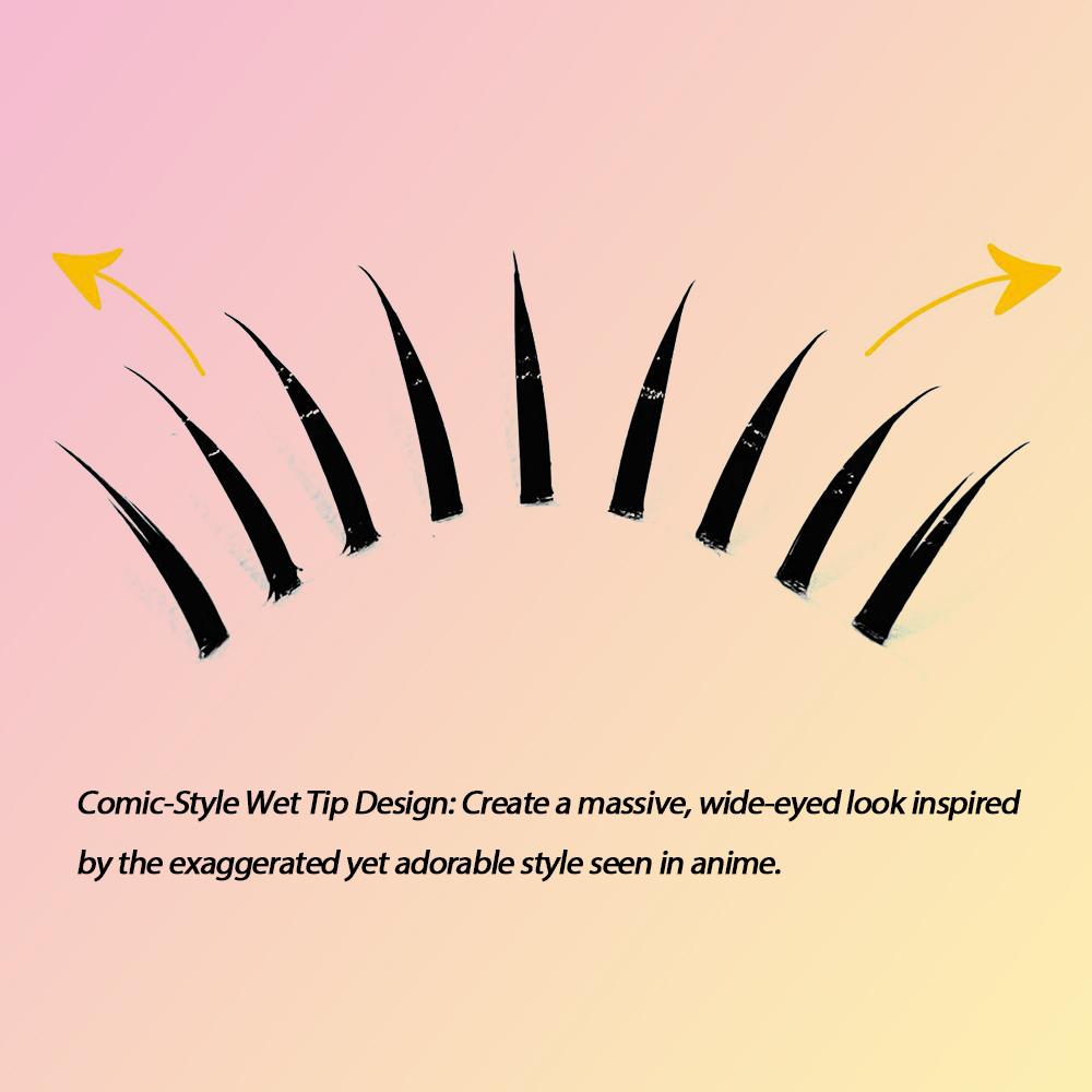 Wet Tip Comic Eye False Eyelas - Eyelash Extension Japanese Style reseña y precio