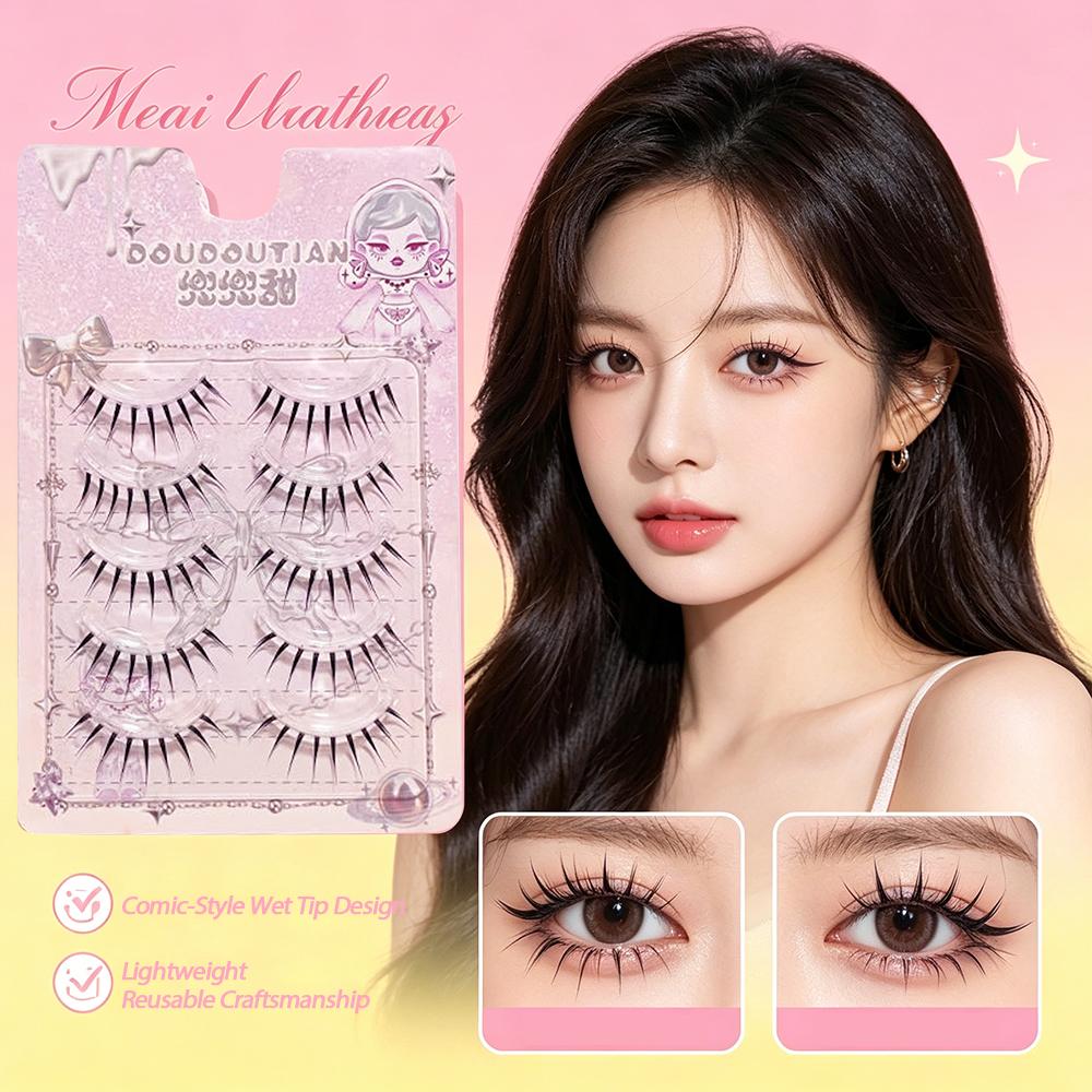 Wet Tip Comic Eye False Eyelas - Eyelash Extension Japanese Style reseña y precio