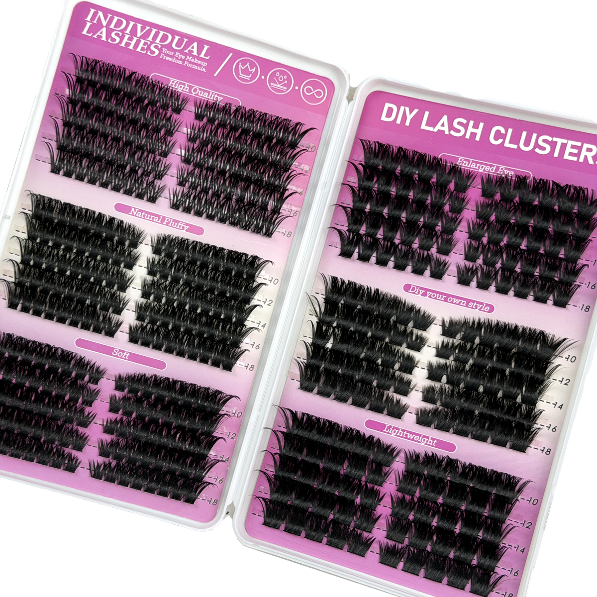 HBZGTLAD DIY Cat Eye Lashes La - Eyelash Extension Cat Eye reseña y precio